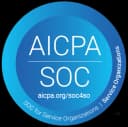 SOC 2 compliance badge showing data security certification